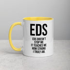 ILLTOCHILL EDS ehler danlos syndrome awareness gift Mug with Color Inside – Lifestyle 2 Left