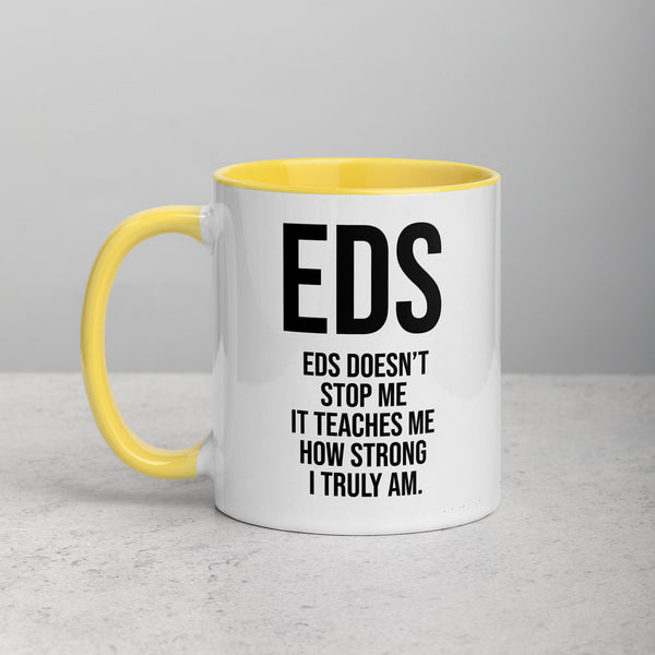 ILLTOCHILL EDS ehler danlos syndrome awareness gift Mug with Color Inside – Lifestyle 2 Left