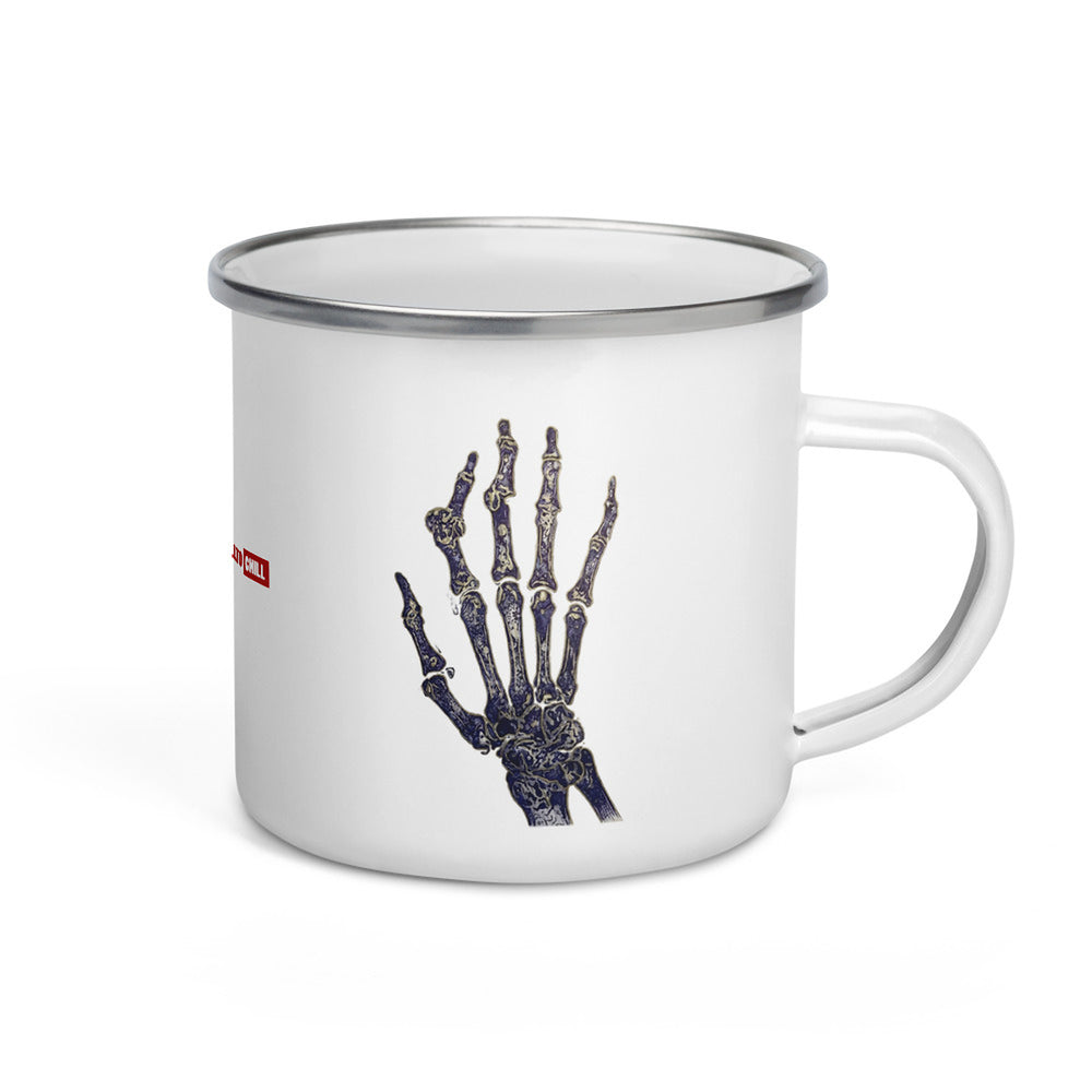 ILLTOCHILL RA awareness Rheumatoid Arthritis support gift Enamel Mug – Default Right