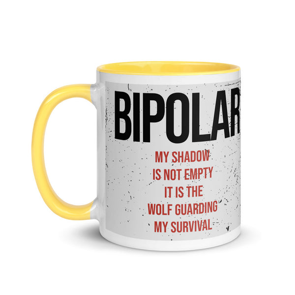 ILLTOCHILL Bipolar disorder gift Mug with Color Inside – Flat Left