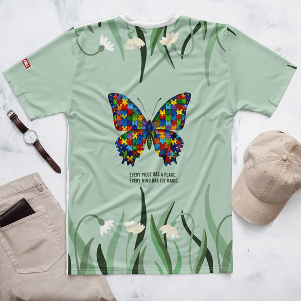 ILLTOCHILL Autism Awareness T-Shirt – Flat Lifestyle Back (White)