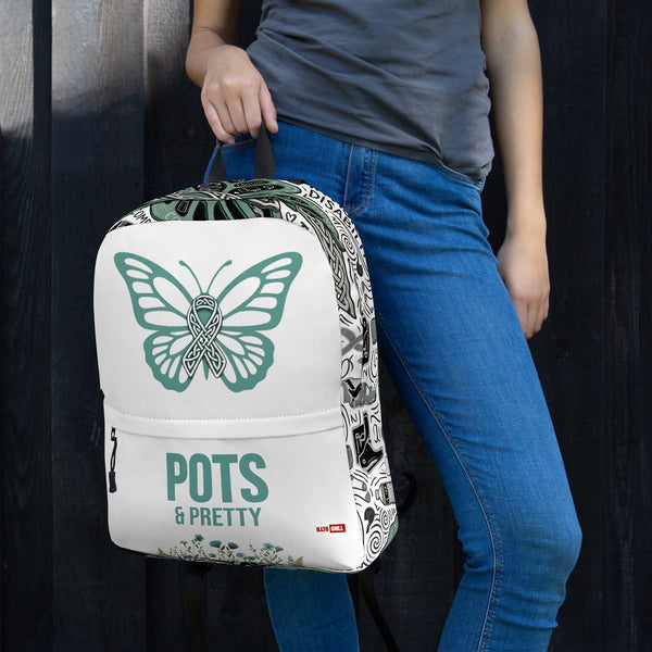 ILLTOCHILL POTS Awareness Backpack – Women's Lifestyle Left (Clear)