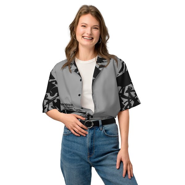 ILLTOCHILL CPTSD awareness Complex Post Traumatic Stress Disorder Unisex button shirt – Women's 2 Front (Black)