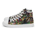 ILLTOCHILL Adhd Attention deficit awareness gift Men’s high top canvas shoes – Flat Left