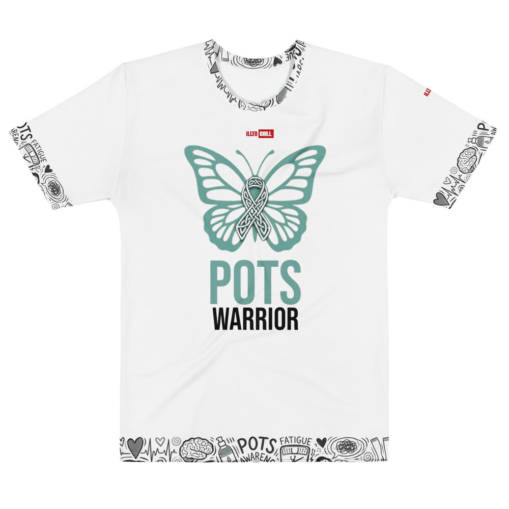 ILLTOCHILL POTS Awareness T-Shirt – Flat Front (White)