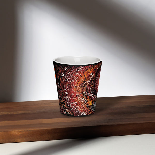 ILLTOCHILL CRPS Awareness and support gift Latte mug – Lifestyle 2 Front
