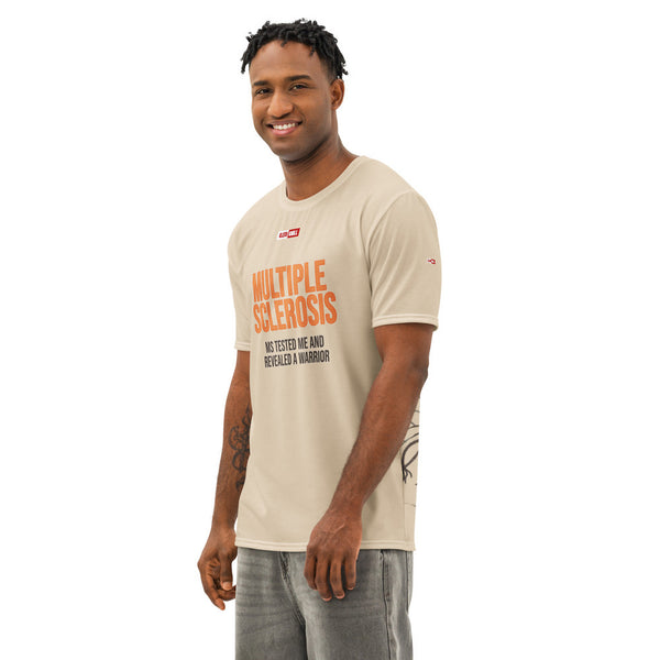 ILLTOCHILL MS Awareness T-Shirt – Men's Left Front (White)