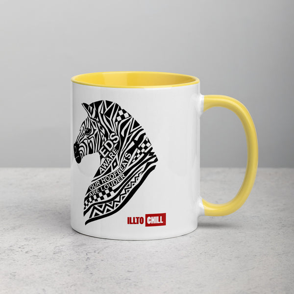 ILLTOCHILL EDS ehler danlos syndrome awareness gift Mug with Color Inside – Lifestyle 2 Right