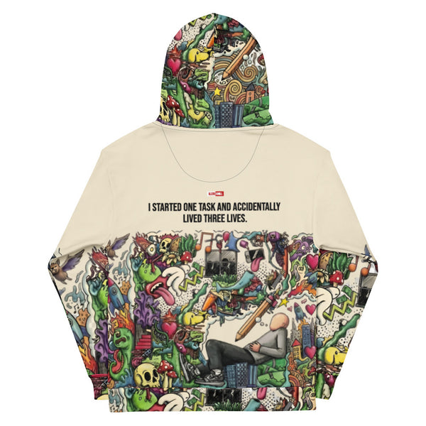 ILLTOCHILL ADHD awareness Attention Deficit Hyperactivity Disorder heavyweight Unisex Hoodie – Flat Back (Black)