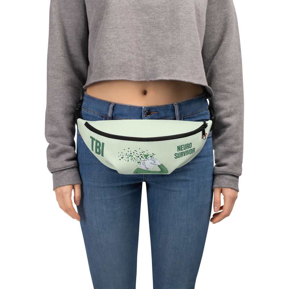 ILLTOCHILL TBI Support Fanny Pack – Women's Front (Clear)