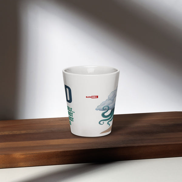 ILLTOCHILL OCD awareness Obsessive-Compulsive Disorder gift Latte mug – Lifestyle 2 Front