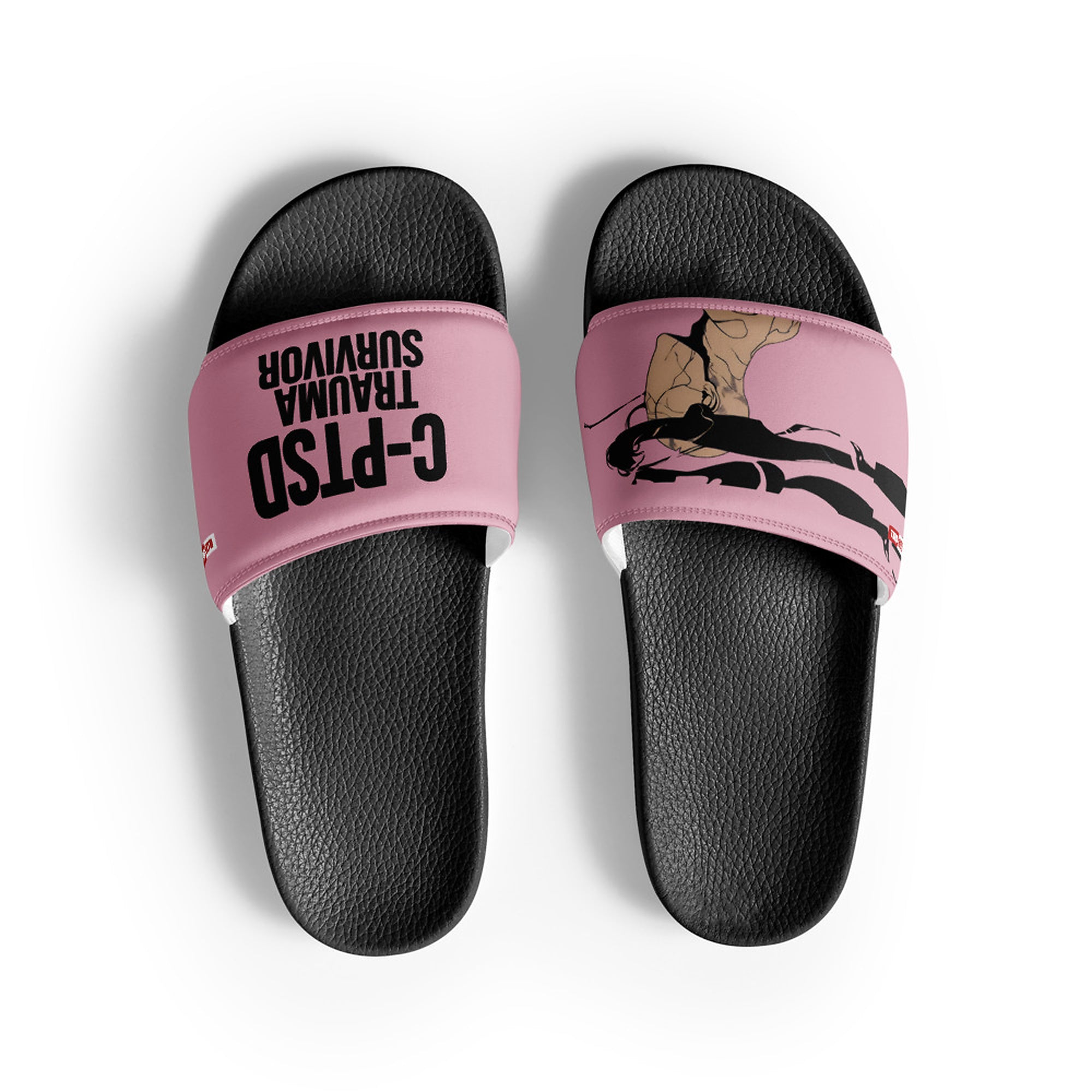 ILLTOCHILL C-PTSD Support Women's Slides – Flat Front (C-ptsd Support Women's Slides)