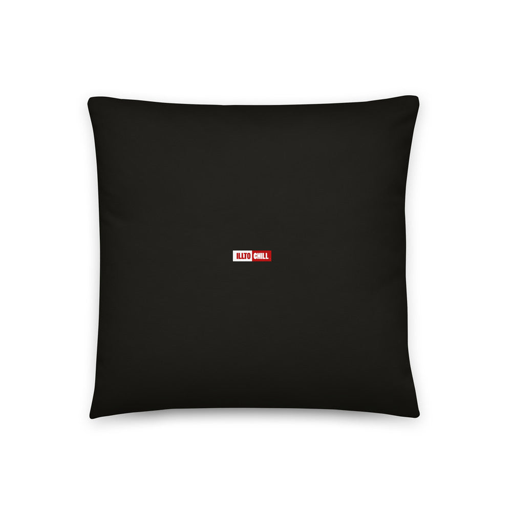 ILLTOCHILL Endometriosis Awareness Pillow – Default Back (Black)