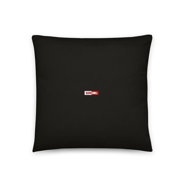 ILLTOCHILL Endometriosis Awareness Pillow – Default Back (Black)