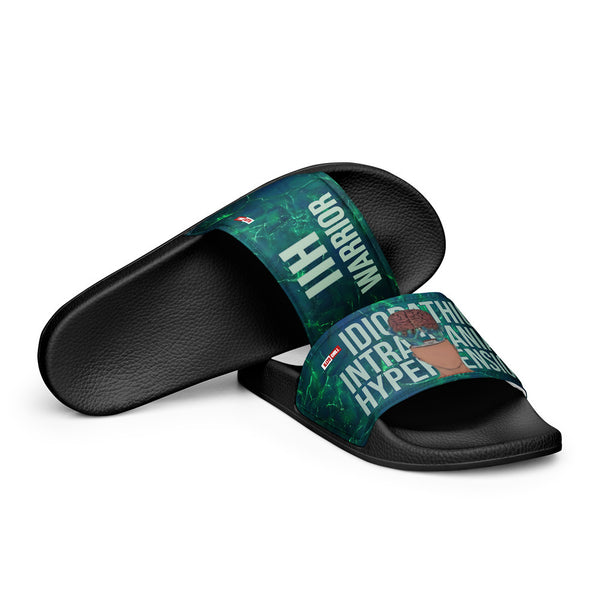 ILLTOCHILL IIH Awareness Men's Slides – Flat 4 Front (Iih Awareness Men's Slides)