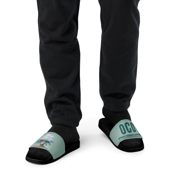 ILLTOCHILL OCD Awareness Men's Slides – Men's Front (Ocd Awareness Men's Slides)
