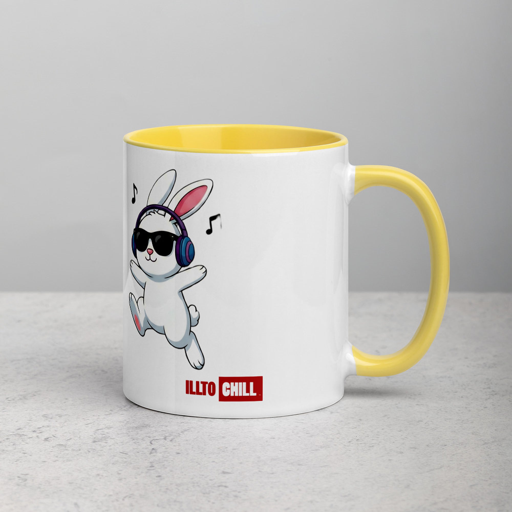 ILLTOCHILL Hard of hearing support gift for hearing impaired Mug with Color Inside – Lifestyle 2 Right