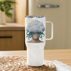 ILLTOCHILL OCD awareness Obsessive-Compulsive Disorder gift Travel mug with a handle – Lifestyle 2 Left