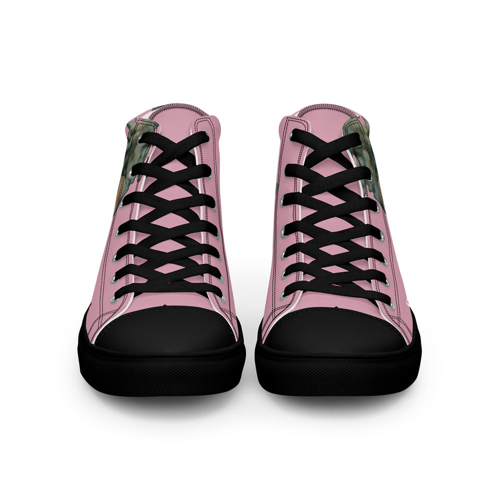 ILLTOCHILL Asthma Support Women's High Top Shoes – Flat Front (Asthma Support Women's High Top Shoes)