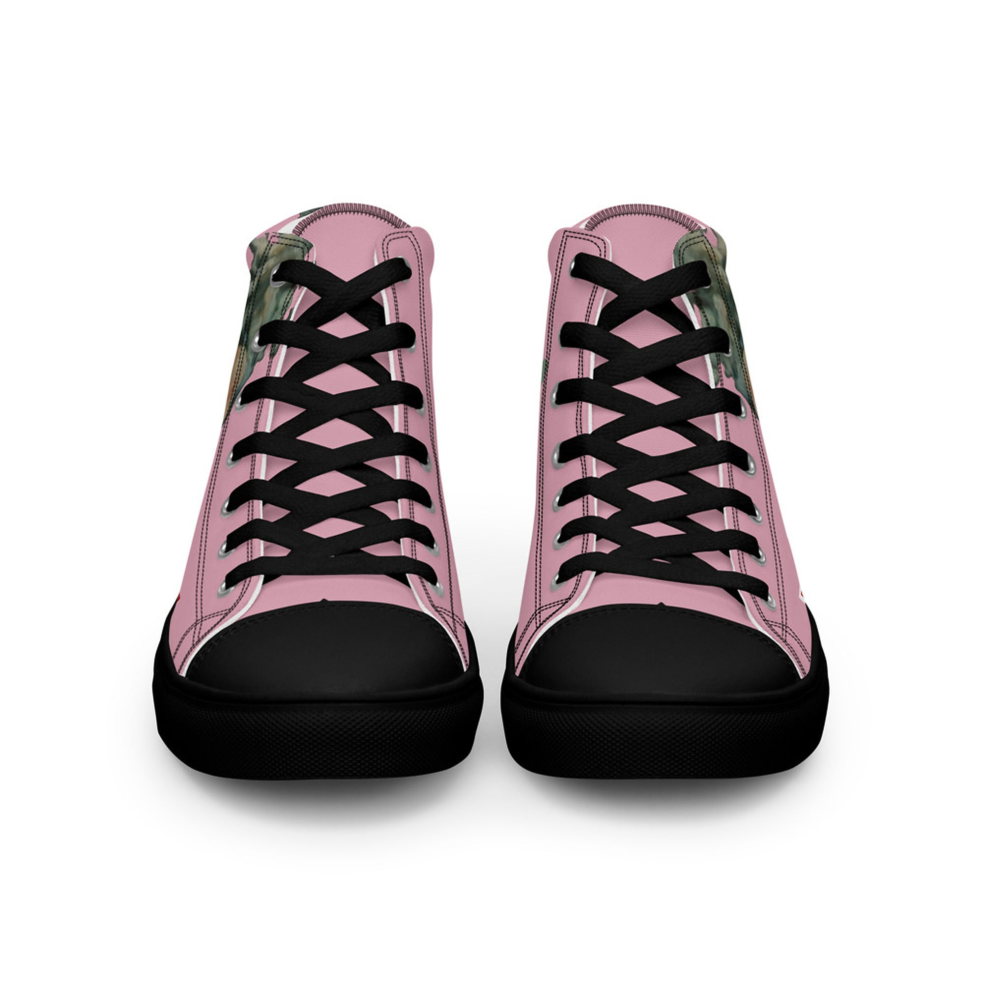 ILLTOCHILL Asthma Support Women's High Top Shoes – Flat Front (Asthma Support Women's High Top Shoes)