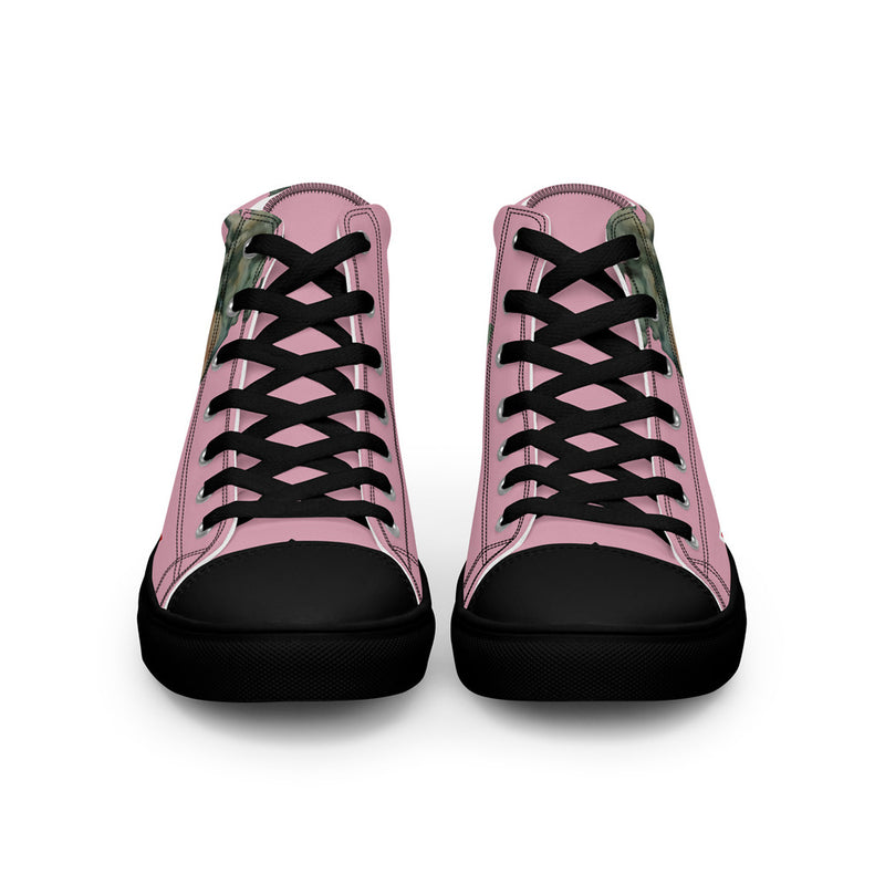 ILLTOCHILL Asthma Support Women's High Top Shoes – Flat Front (Asthma Support Women's High Top Shoes)