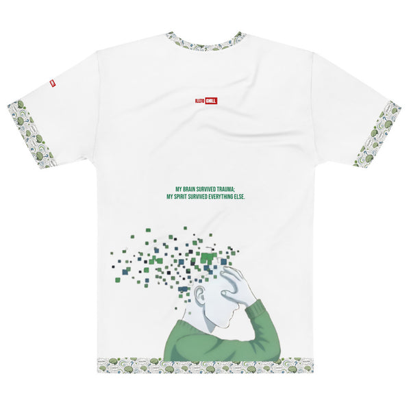 ILLTOCHILL TBI Support T-Shirt – Flat Back (White) #2