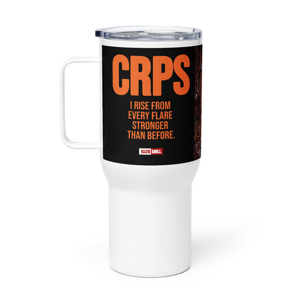 ILLTOCHILL CRPS Awareness and support gift Travel mug with a handle – Flat Right