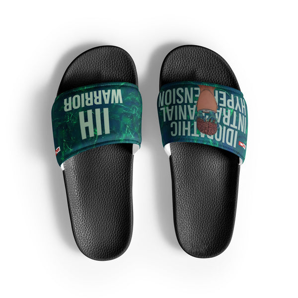 ILLTOCHILL IIH Awareness Men's Slides – Flat Front (Iih Awareness Men's Slides)