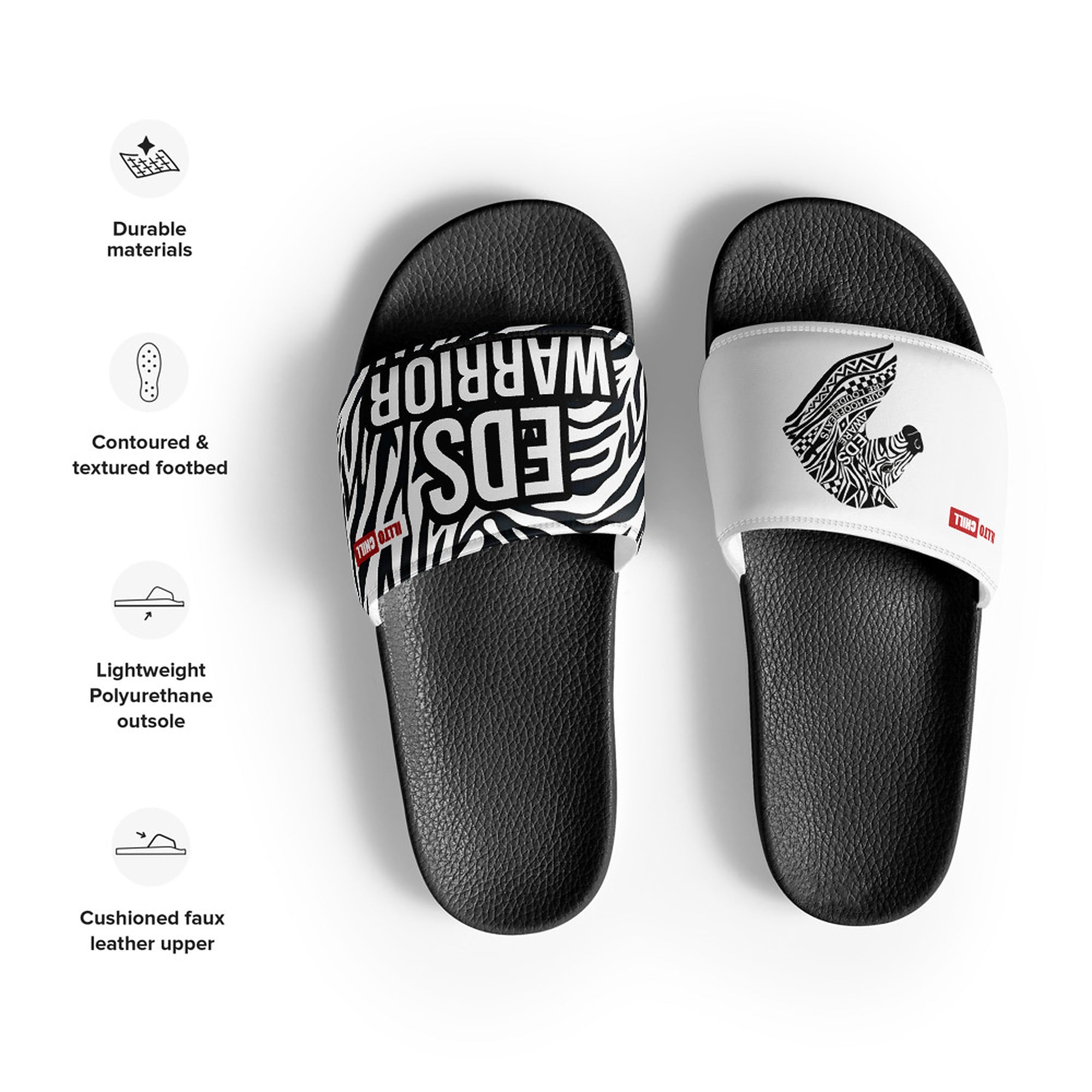 ILLTOCHILL EDS Awareness Men's Slides – Product specs Front (Eds Awareness Men's Slides)