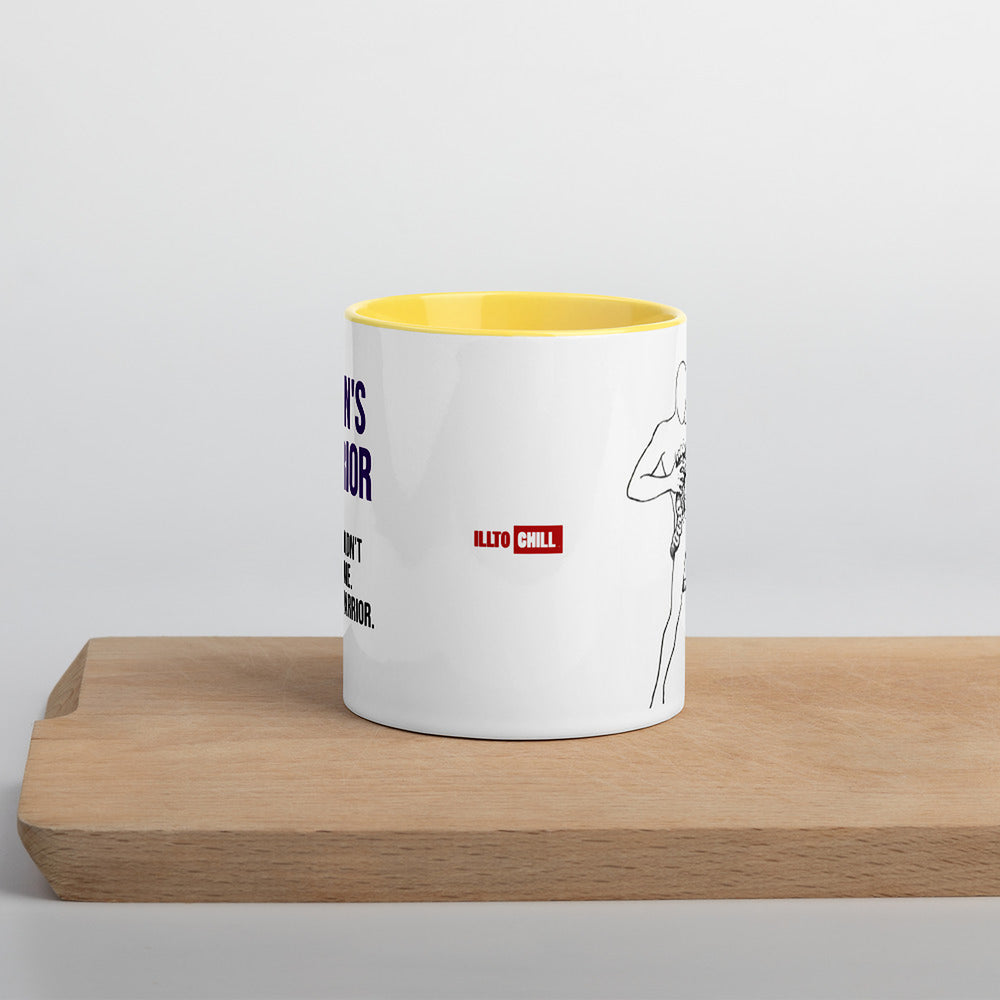 ILLTOCHILL Crohn's disease awareness and support gift Mug with Color Inside – Lifestyle Front