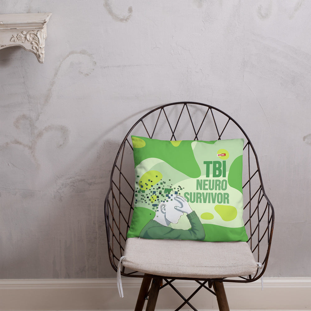 ILLTOCHILL TBI Support Pillow – Lifestyle Front Lifestyle 1 (White)