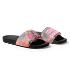 ILLTOCHILL Tourette's Syndrome Awareness Women's Slides – Flat Right Front (Tourette's Syndrome Awareness Women's Slides)