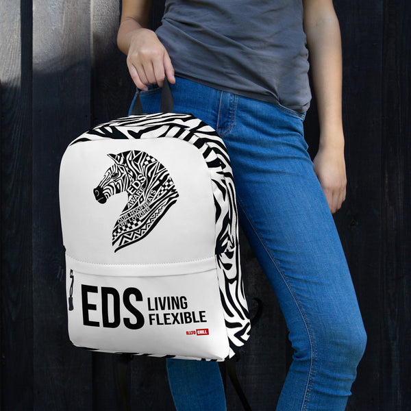 ILLTOCHILL EDS Awareness Backpack – Women's Lifestyle Left (Clear)