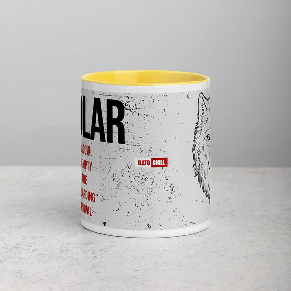 ILLTOCHILL Bipolar disorder gift Mug with Color Inside – Lifestyle 2 Front