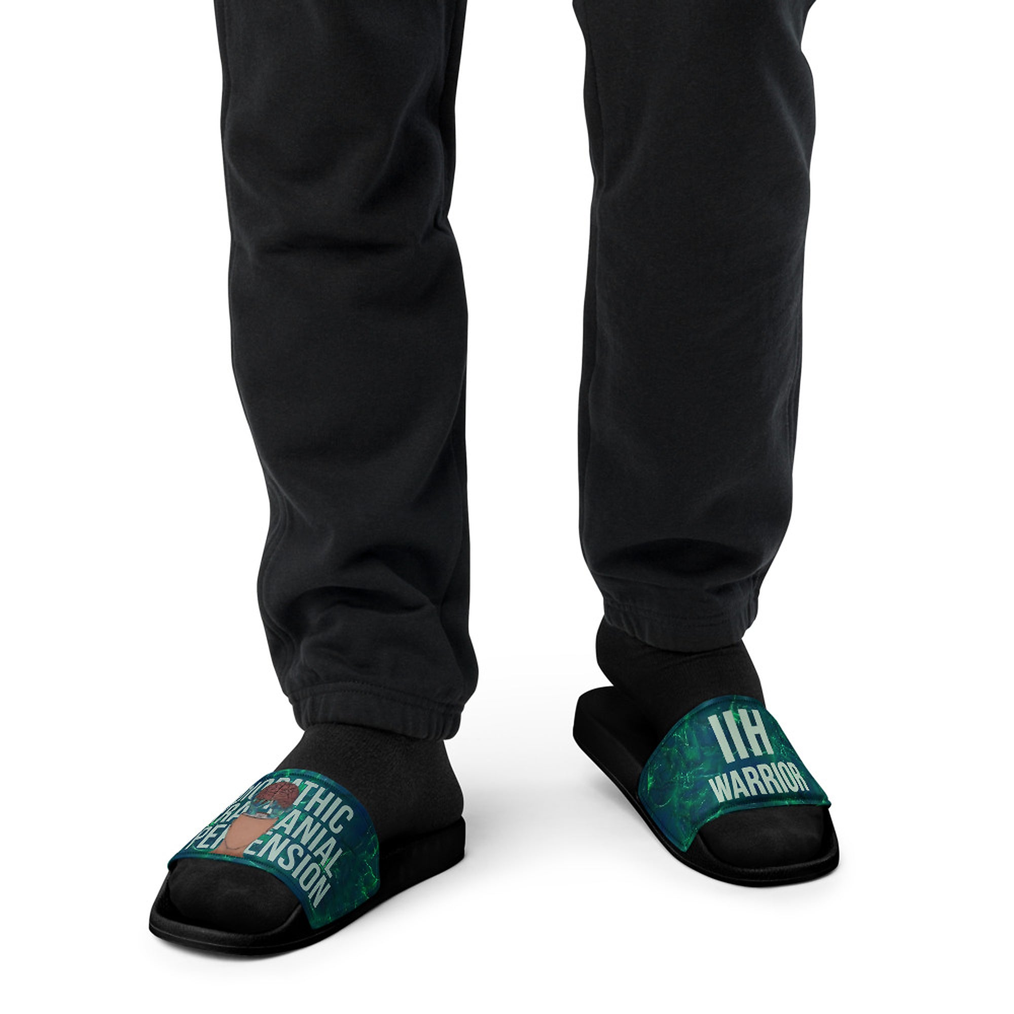 ILLTOCHILL IIH Awareness Men's Slides – Men's Front (Iih Awareness Men's Slides)