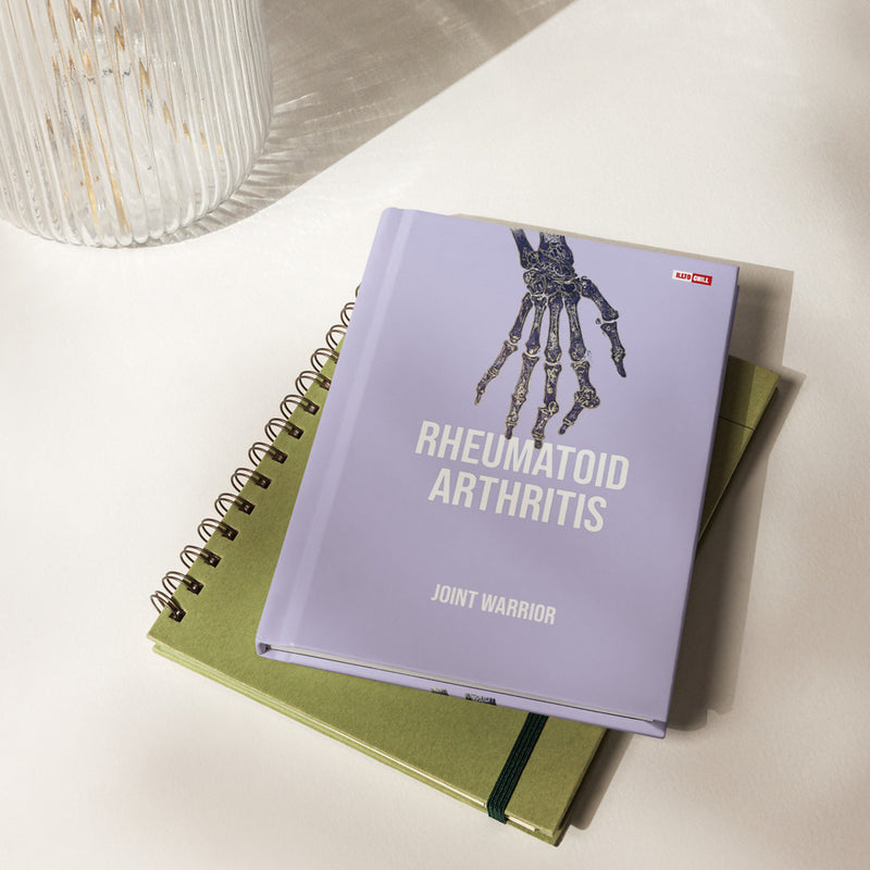 ILLTOCHILL RA awareness Rheumatoid Arthritis support gift Hardcover journal matte – Lifestyle 2 Front (Illtochill Ra Awareness Rheumatoid Arthritis Support Gift Hardcover Journal Matte)