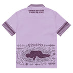 ILLTOCHILL Epilepsy awareness and support Unisex button shirt – Flat Back