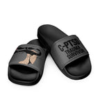 ILLTOCHILL C-PTSD Support Men's Slides – Flat 3 Front (C-ptsd Support Men's Slides)