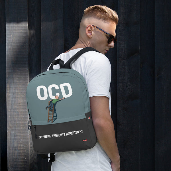 ILLTOCHILL OCD Awareness Backpack – Men's Lifestyle Front (Clear)
