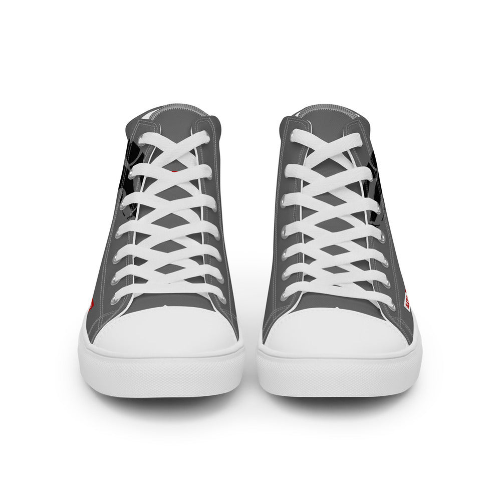 ILLTOCHILL CPTSD awareness Complex Post-Traumatic gift Men’s high top canvas shoes – Flat Front
