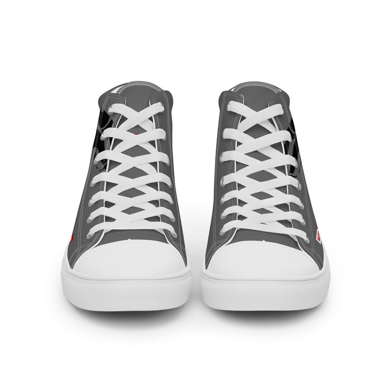 ILLTOCHILL CPTSD awareness Complex Post-Traumatic gift Men’s high top canvas shoes – Flat Front