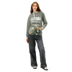 ILLTOCHILL Asthma awareness and support gift unisex cotton hoodie – Women's Front (White)