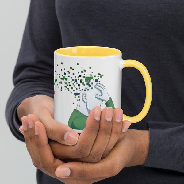 ILLTOCHILL TBI Traumatic brain injury support gift Mug with Color Inside – Lifestyle 3 Right