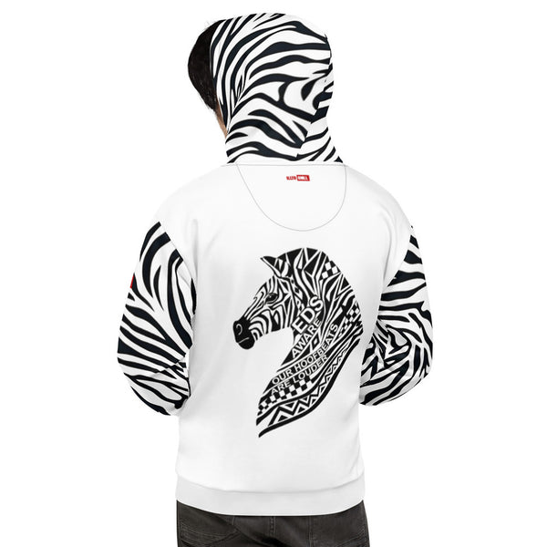 ILLTOCHILL EDS ehler danlos syndrome awareness gift heavyweight Unisex Hoodie – Men's Back (Black)