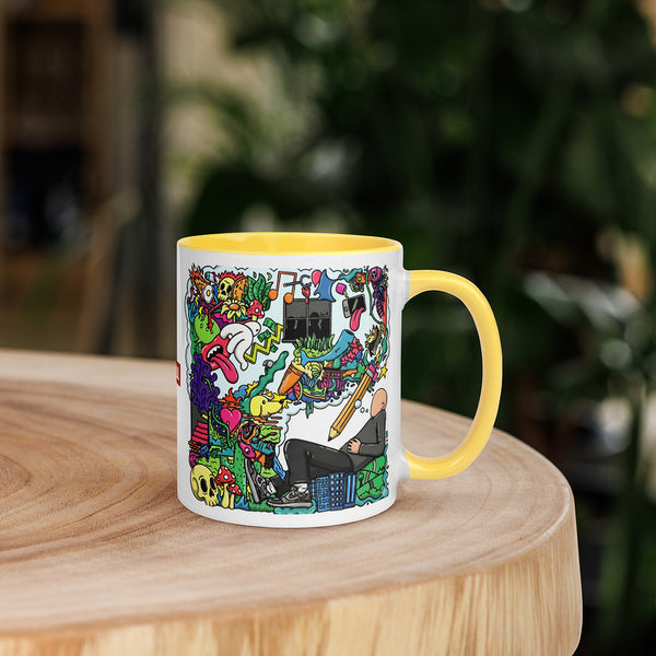 ILLTOCHILL Adhd Attention deficit awareness gift Mug with Color Inside – Lifestyle 5 Right