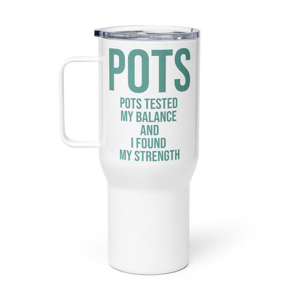 ILLTOCHILL POTS awareness gift Travel mug with a handle – Flat Right