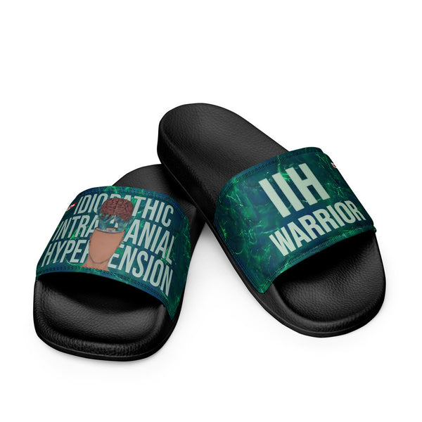 ILLTOCHILL IIH Awareness Men's Slides – Flat 3 Front (Iih Awareness Men's Slides)