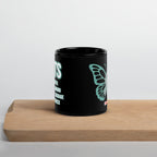 ILLTOCHILL POTS awareness gift Black Glossy Mug – Lifestyle 3 Front
