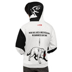 ILLTOCHILL Bipolar disorder gift heavyweight Unisex hoodie – Men's Back (White)