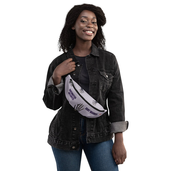 ILLTOCHILL RA awareness Rheumatoid Arthritis support gift Fanny Pack – Women's 3 Front (Clear)